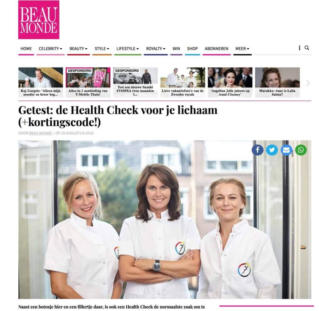 Getest: de health check voor je lichaam