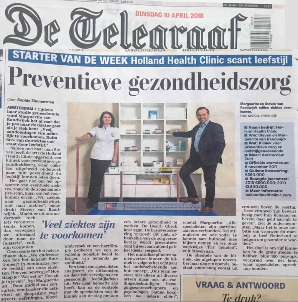 Starter van de week: persoonlijke preventieve gezondheidszorg