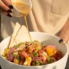 Warme Bloemkoolsalade met bonendip en tahini-citroendressing cover