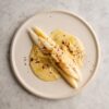 Nina’s Recept: Asperges met Olijfolie Blender-Hollandaise cover
