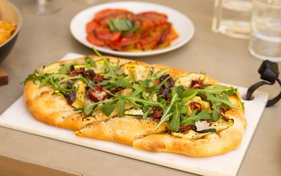 Nina’s Recept: ​High-Protein Kikkererwten Focaccia Flatbread Pizza