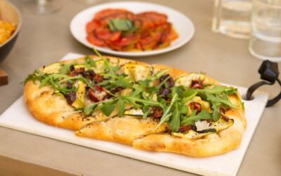 Nina’s Recept: High-Protein Kikkererwten Focaccia Flatbread Pizza