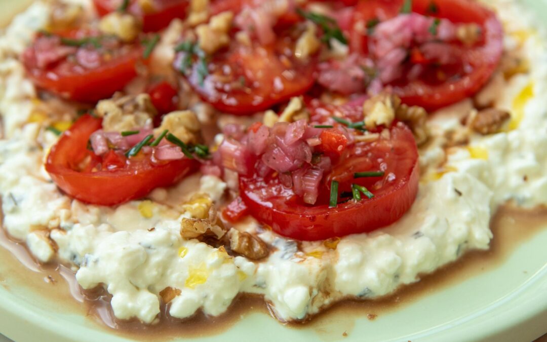 Nina’s Recept: Cottage Cheese & Tomatensalade